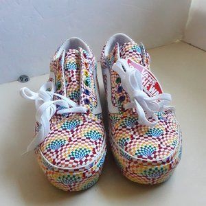 Vans Unisex Multipurpose Floral Shoes Men SZ. 10.5, Women SZ. 12.